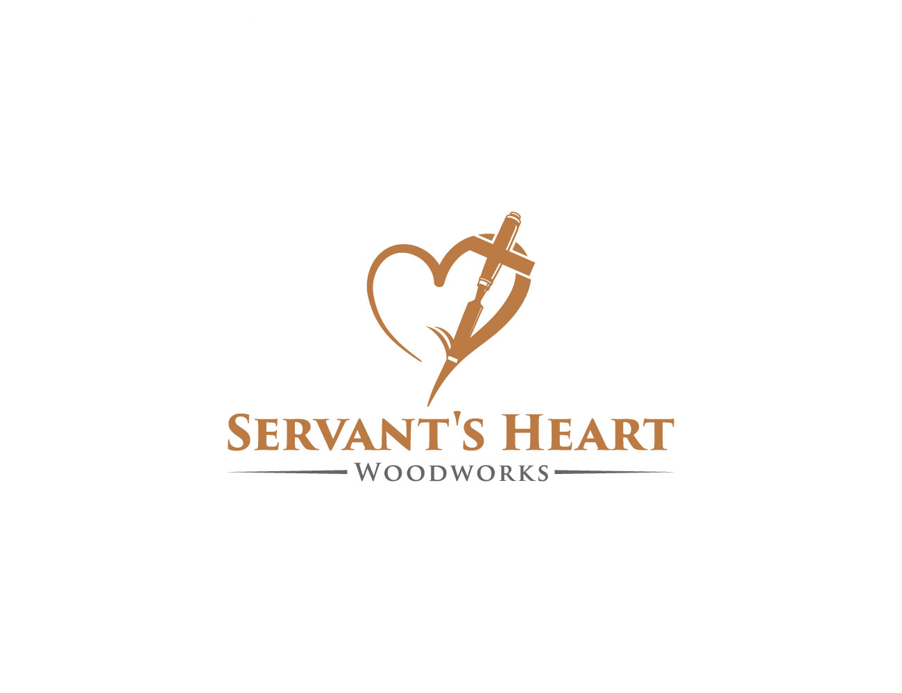 Logo Design by Design Builder. for Servants Heart Woodworks | Design #32215797