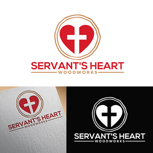 Logo Design by Md Nurullah 1 for Servants Heart Woodworks | Design: #32221611