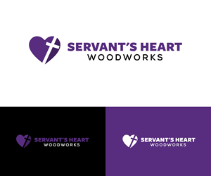 Logo Design by RaKu 2 for Servants Heart Woodworks | Design: #32258897