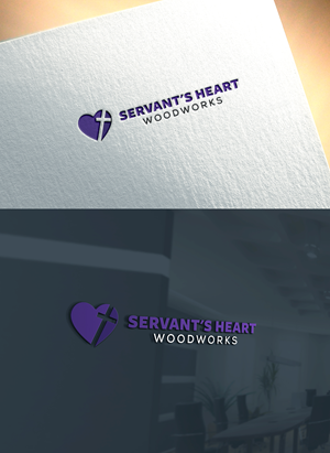 Logo Design by RaKu 2 for Servants Heart Woodworks | Design: #32287860