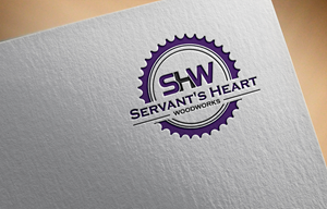 Logo Design by luxydesign for Servants Heart Woodworks | Design: #32259250