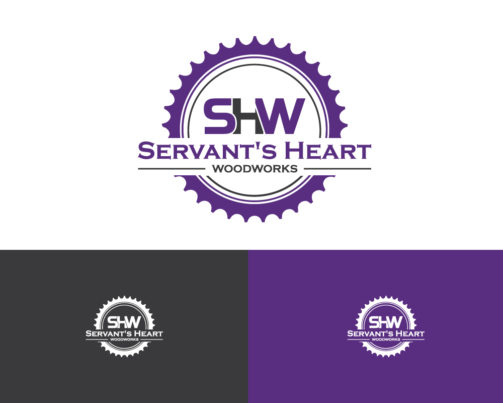 Logo Design by luxydesign for Servants Heart Woodworks | Design #32259257