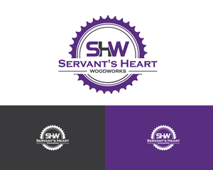 Logo Design by luxydesign for Servants Heart Woodworks | Design: #32259257