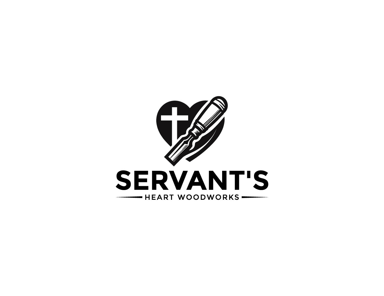Diseño de Logo por Design your Mind para Servants Heart Woodworks | Diseño #32215309