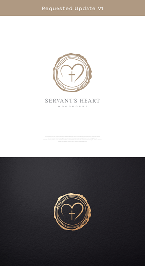 Logo Design by apik. for Servants Heart Woodworks | Design: #32214734