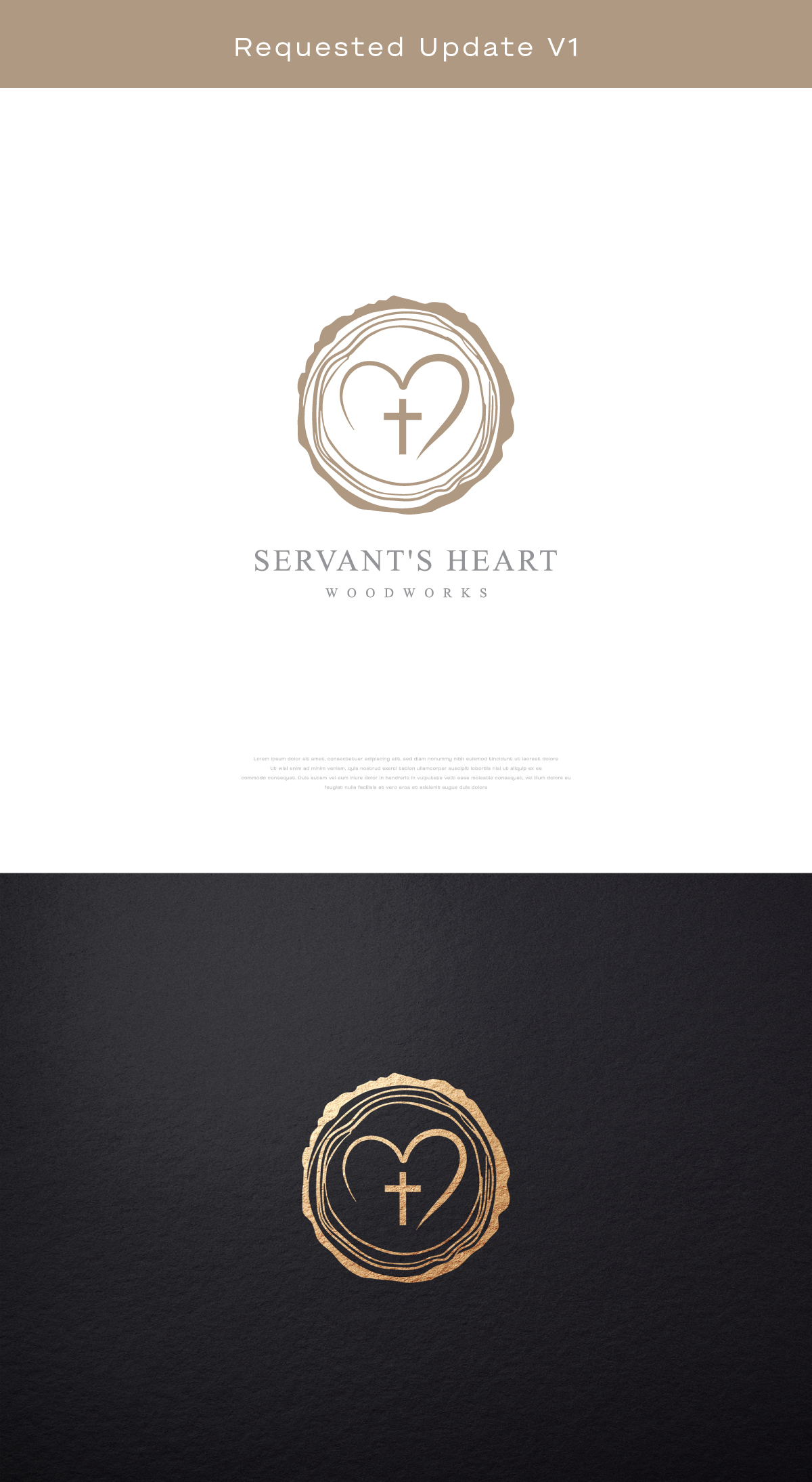 Logo Design by apik. for Servants Heart Woodworks | Design #32214738