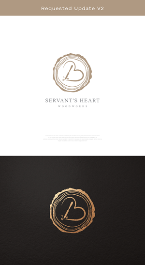 Logo Design by apik. for Servants Heart Woodworks | Design: #32238981