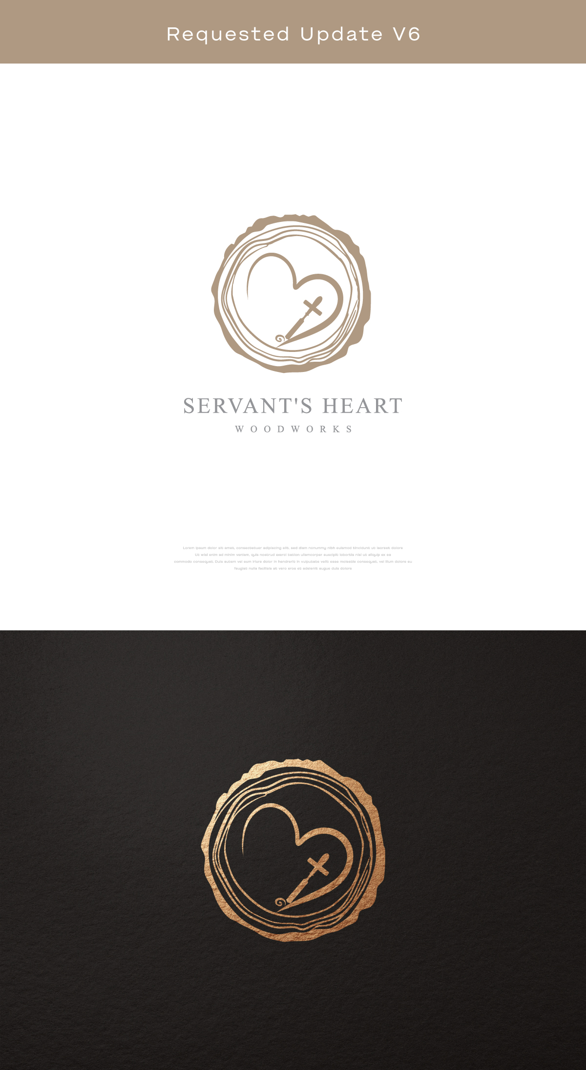 Logo Design by apik. for Servants Heart Woodworks | Design #32240645
