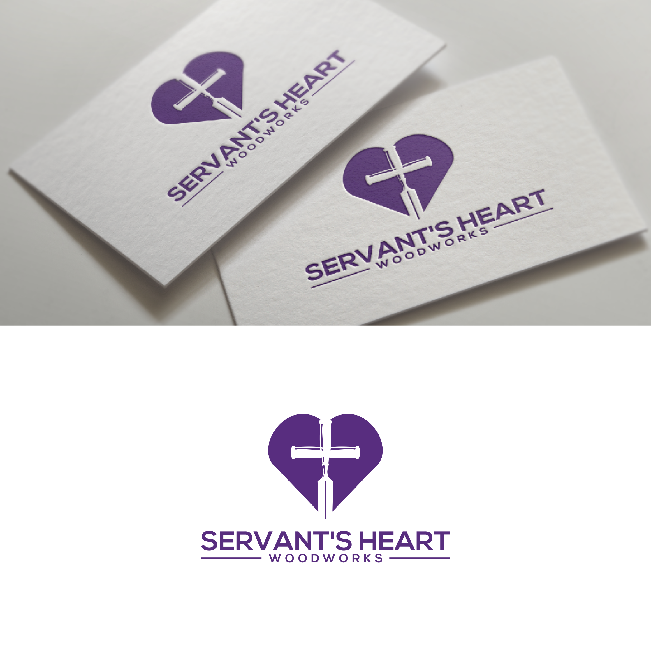 Logo Design by diego costa for Servants Heart Woodworks | Design #32215022