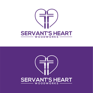 Logo Design by diego costa for Servants Heart Woodworks | Design: #32219581