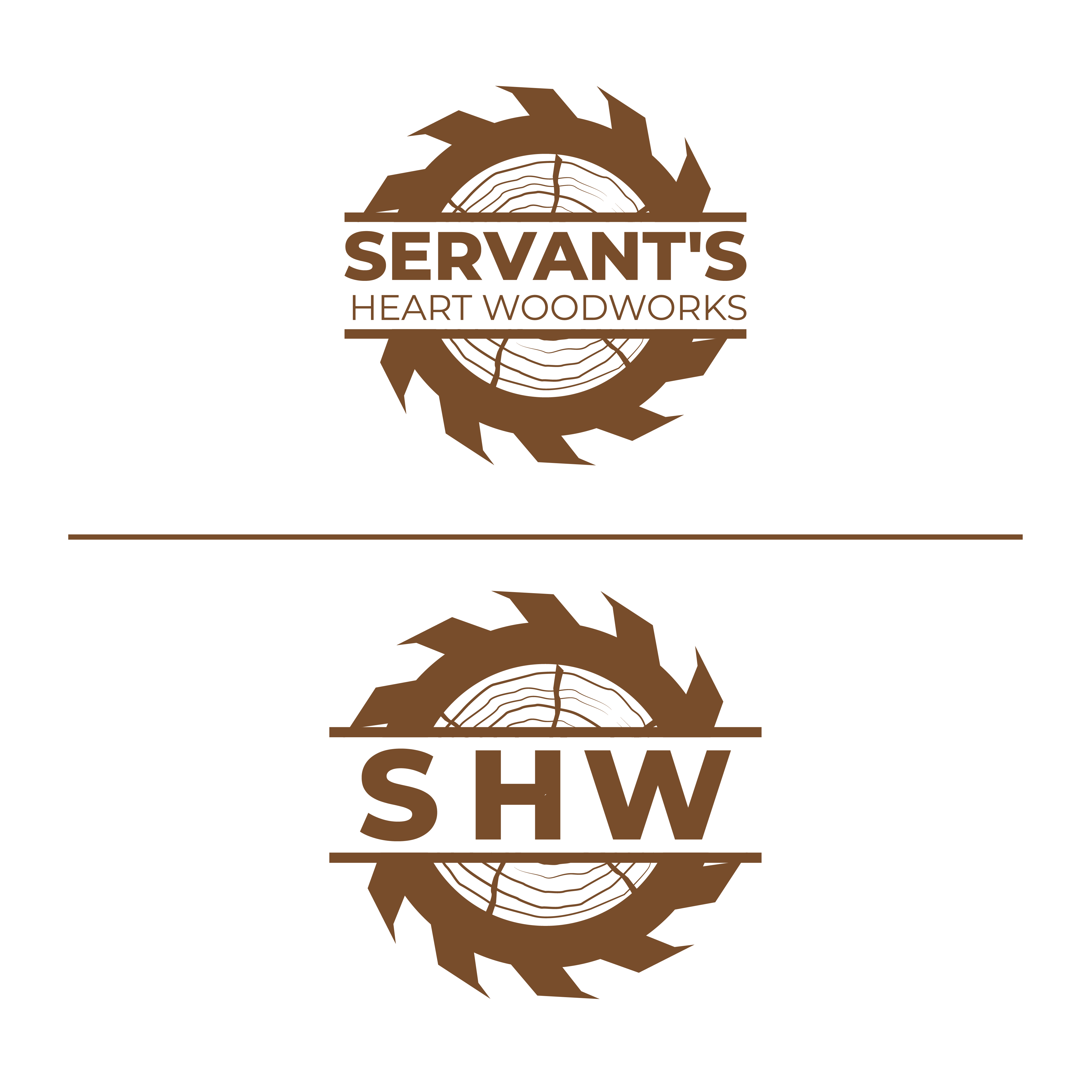 Logo Design by ShahidUllah for Servants Heart Woodworks | Design #32214402
