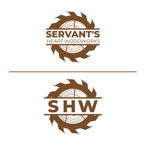 Logo Design by ShahidUllah for Servants Heart Woodworks | Design: #32214402