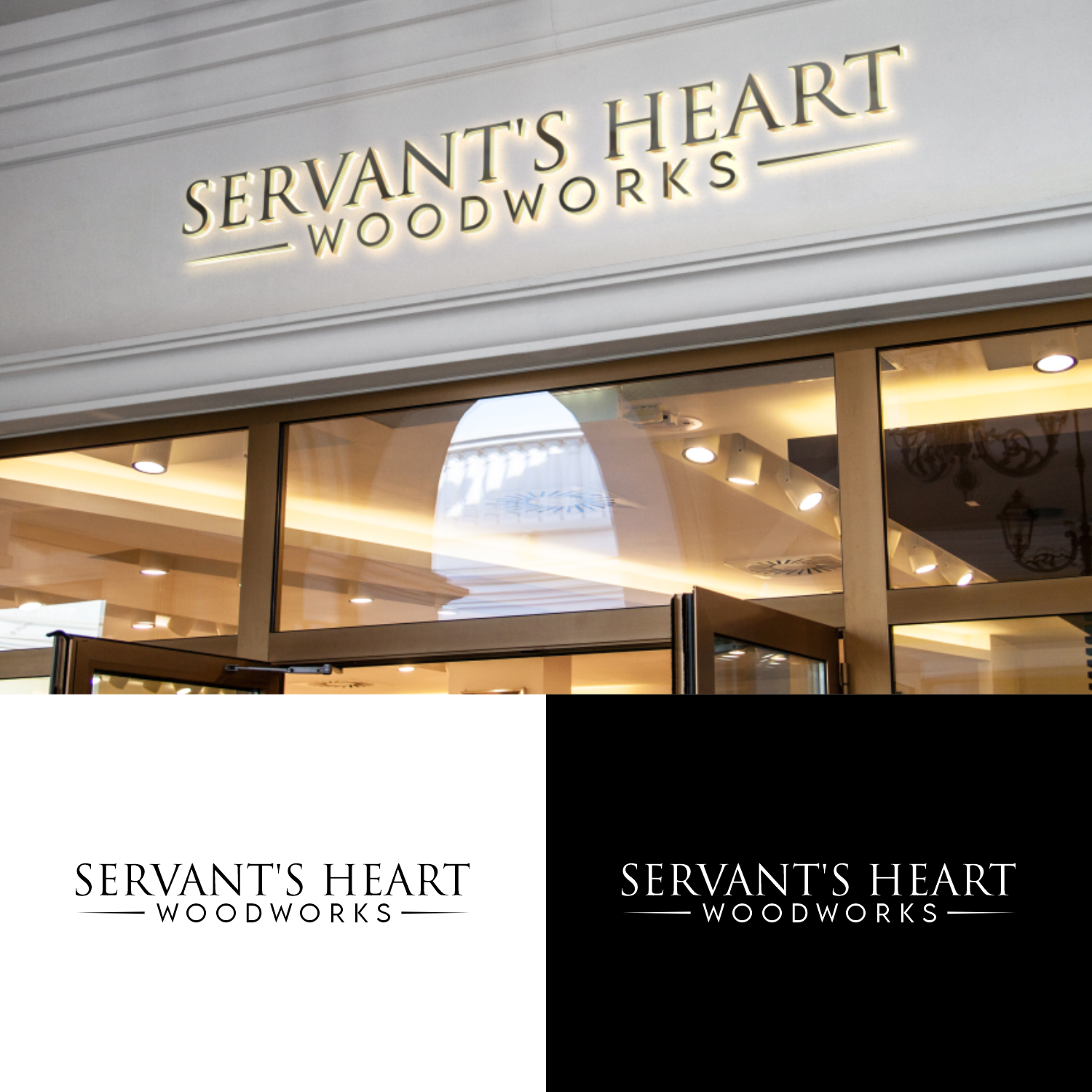 Logo Design by Solikin Design for Servants Heart Woodworks | Design #32219546