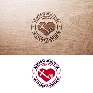 Logo Design by Barish Design for Servants Heart Woodworks | Design: #32241752