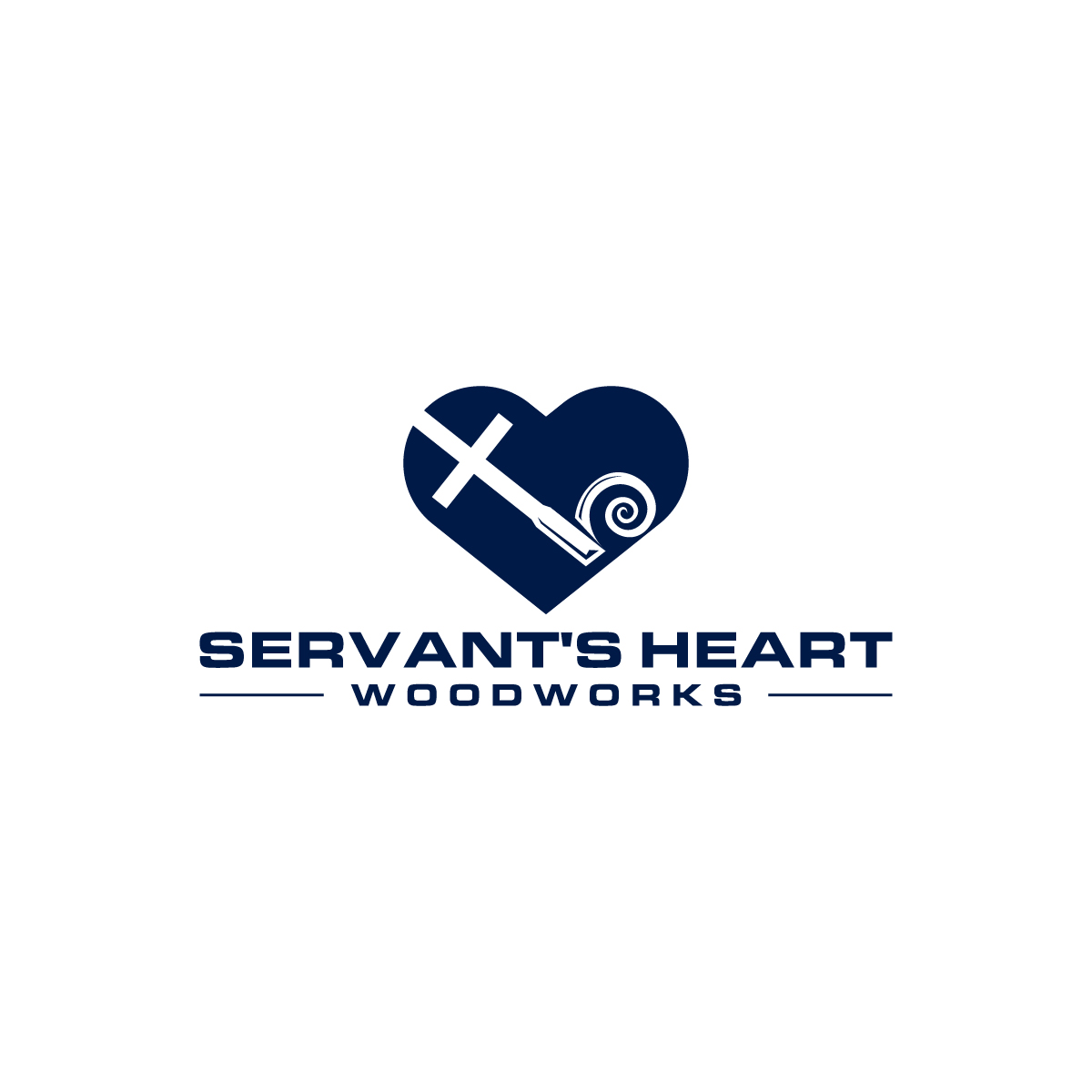 Logo Design by Barish Design for Servants Heart Woodworks | Design #32241753