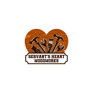 Logo Design by The Moving pixel for Servants Heart Woodworks | Design: #32218345