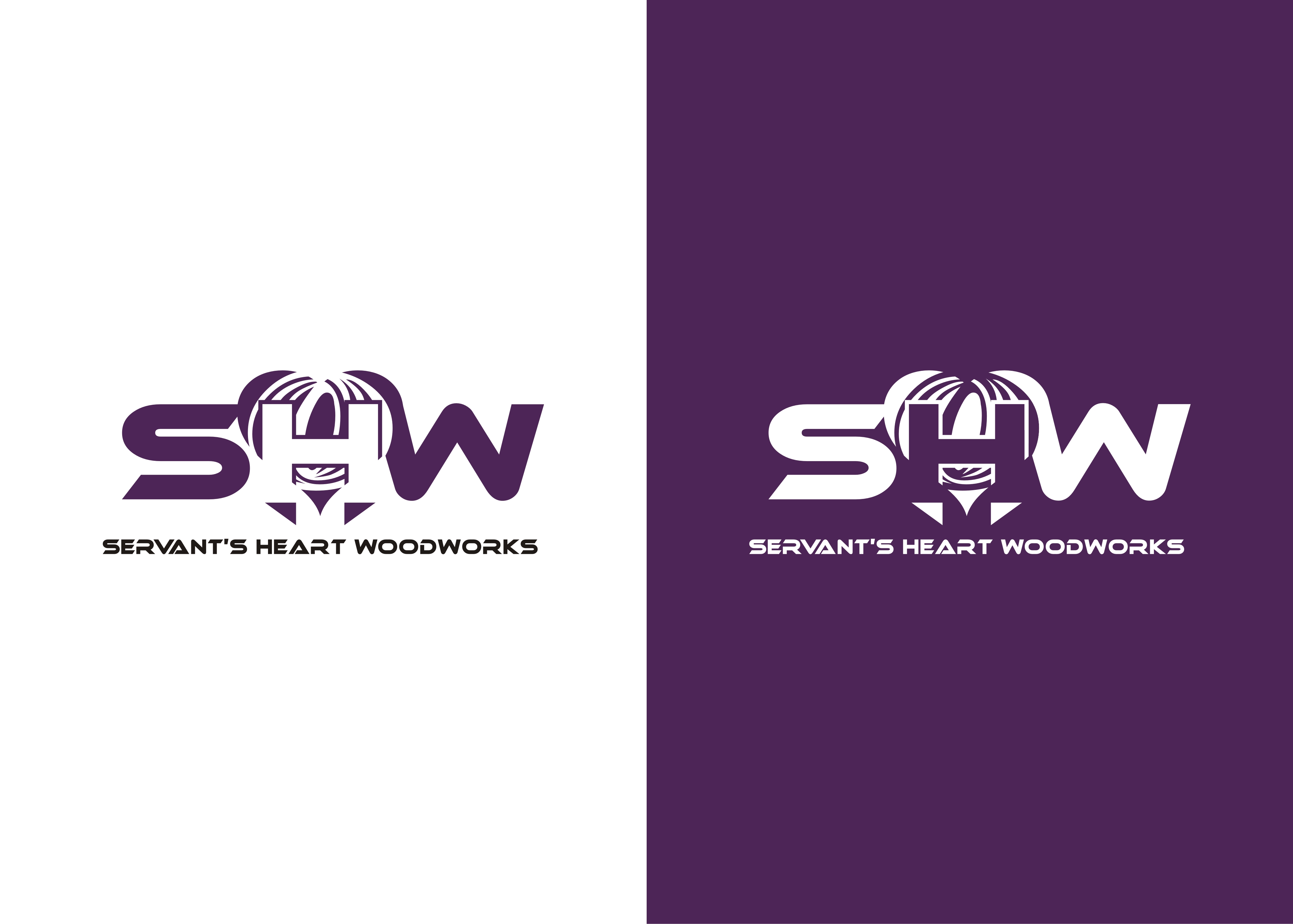 Logo Design by lrbalaji for Servants Heart Woodworks | Design #32239493