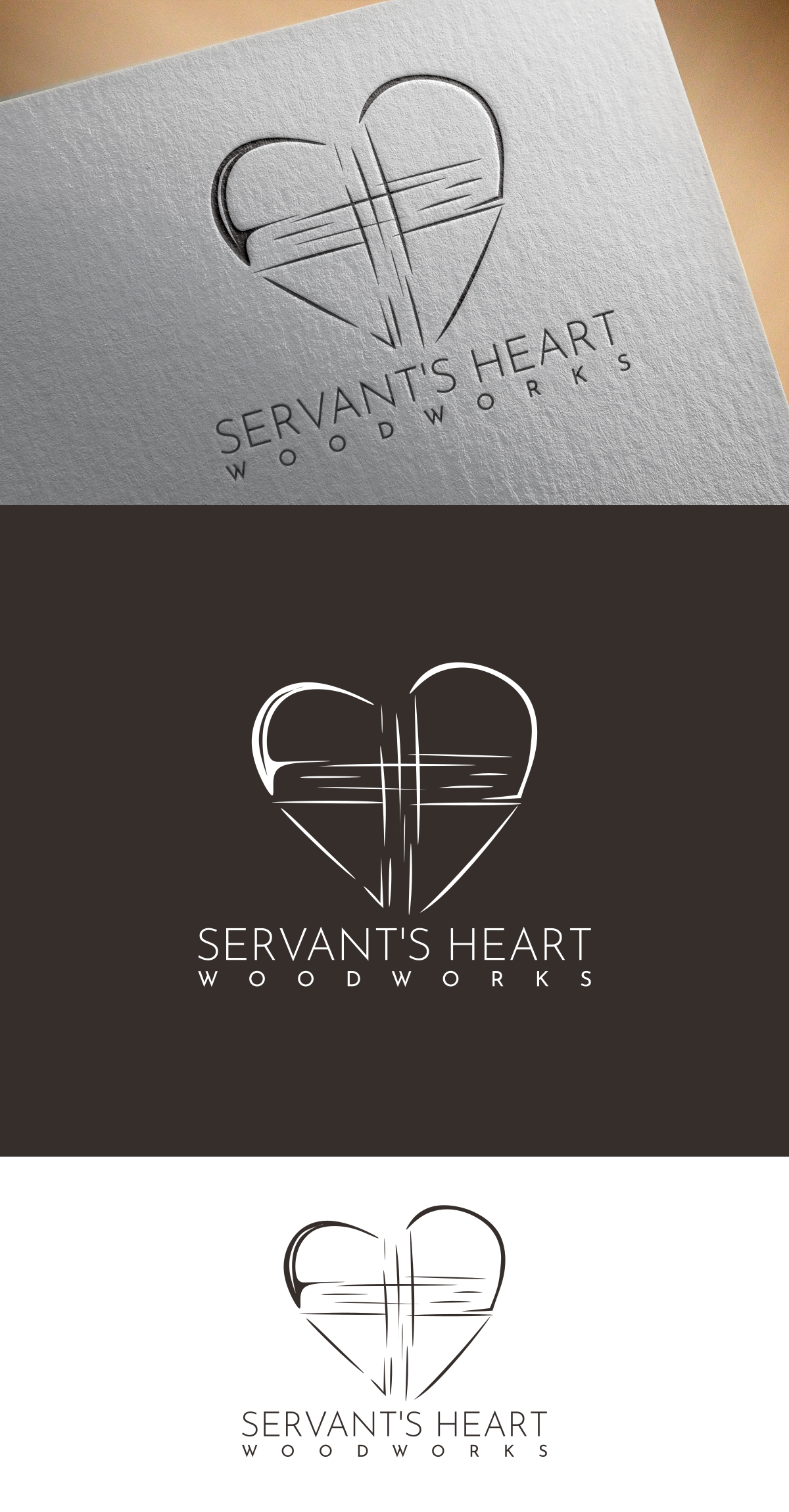 Design de Logo par design.bb pour Servants Heart Woodworks | Design #32219020