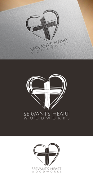 Logo Design by design.bb for Servants Heart Woodworks | Design: #32224562