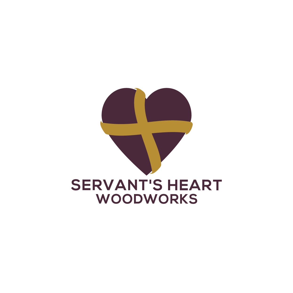 Logo Design by Boink for Servants Heart Woodworks | Design #32259867