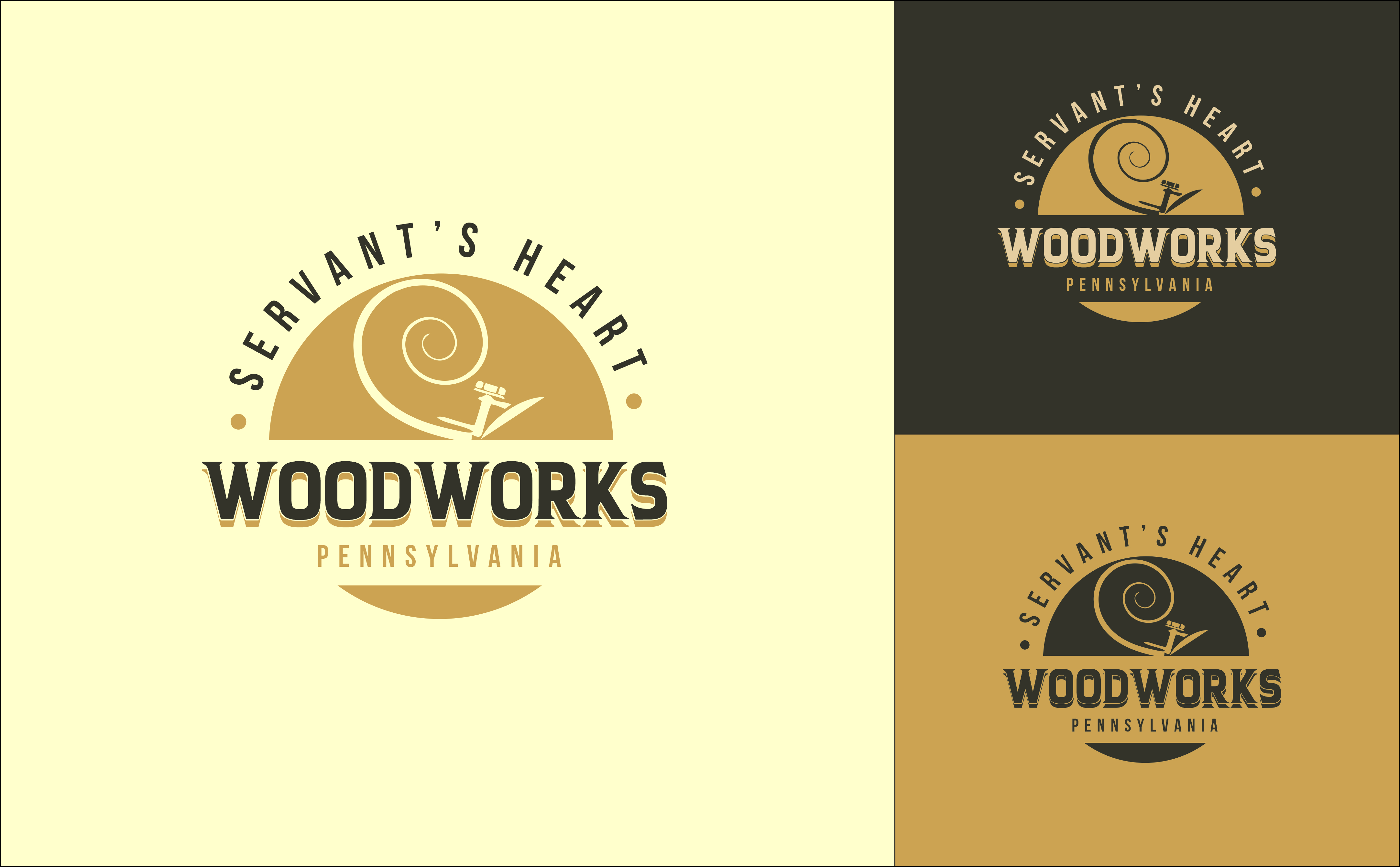 Logo Design by juanjoseolivieri for Servants Heart Woodworks | Design #32240359