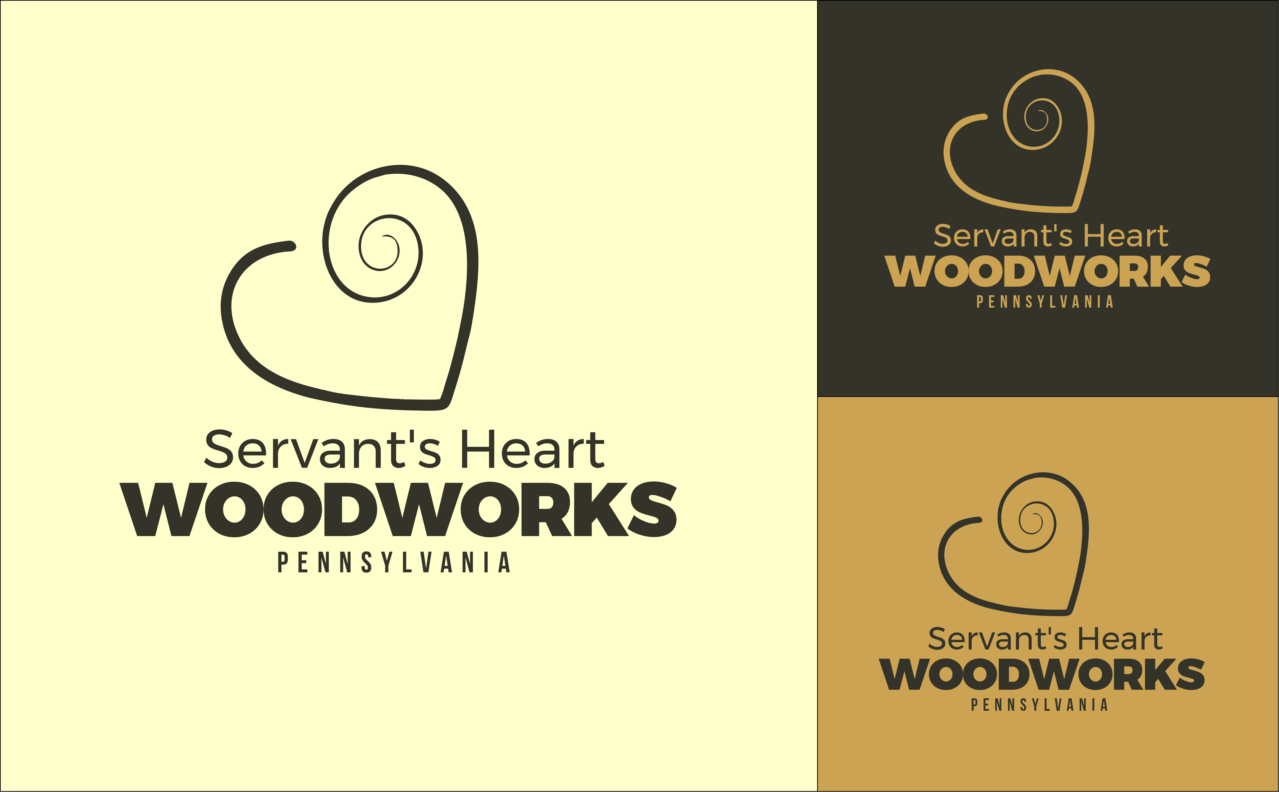 Logo Design by juanjoseolivieri for Servants Heart Woodworks | Design #32240504