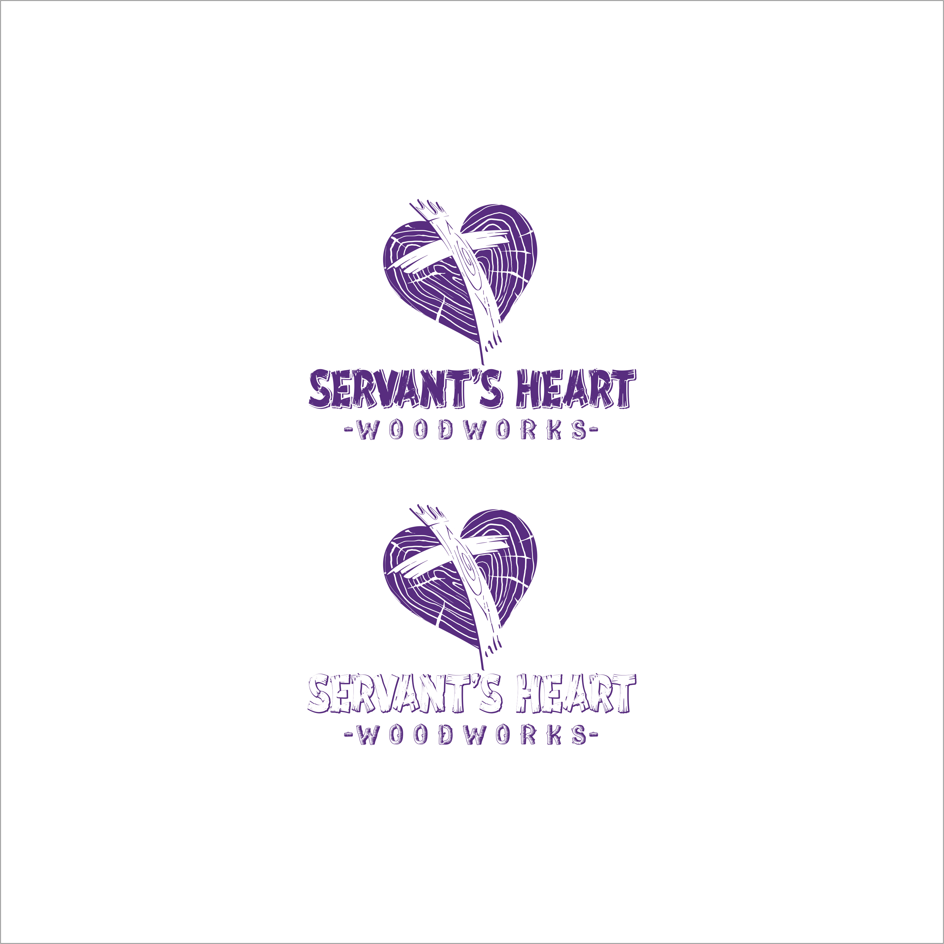 Logo Design by Entben Agorto for Servants Heart Woodworks | Design #32240063