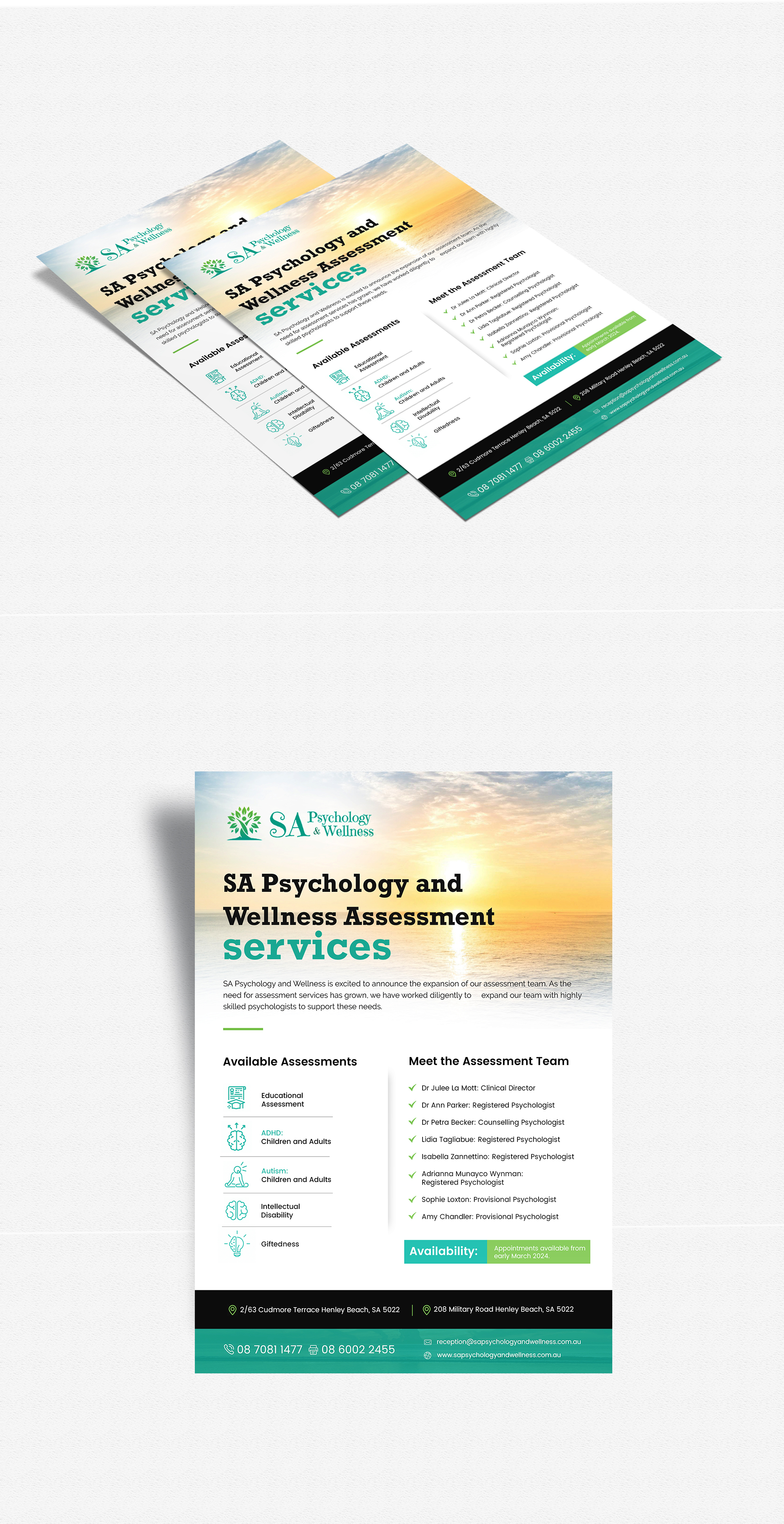 Flyer Design by Design Motion for SA Psychology & Wellness | Design #32239831