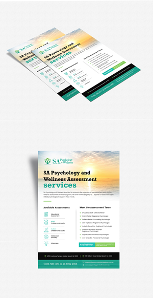 Flyer Design by Design Motion for SA Psychology & Wellness | Design: #32239831
