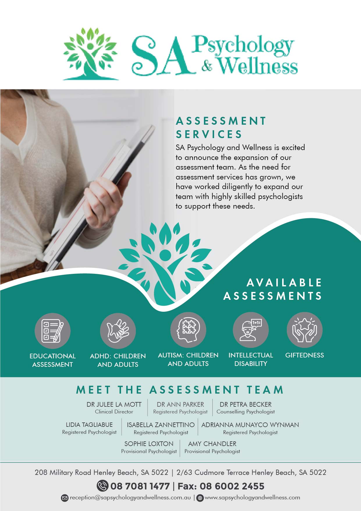 Design de Flyer par yugcreativeart pour SA Psychology & Wellness | Design #32250329