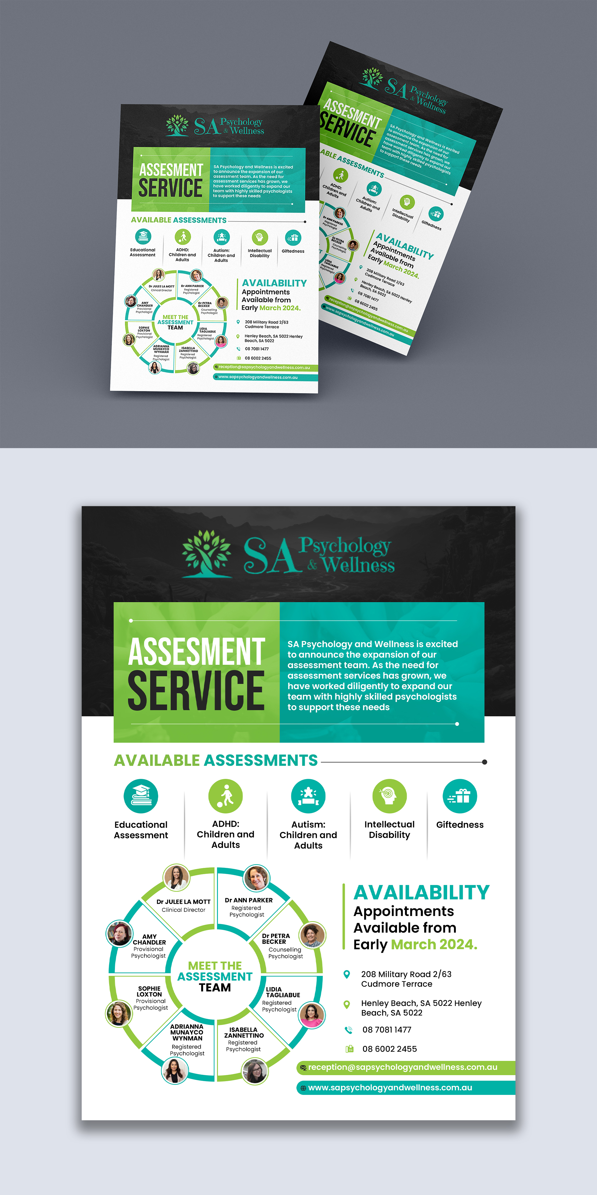 Flyer Design by debdesign for SA Psychology & Wellness | Design #32219021
