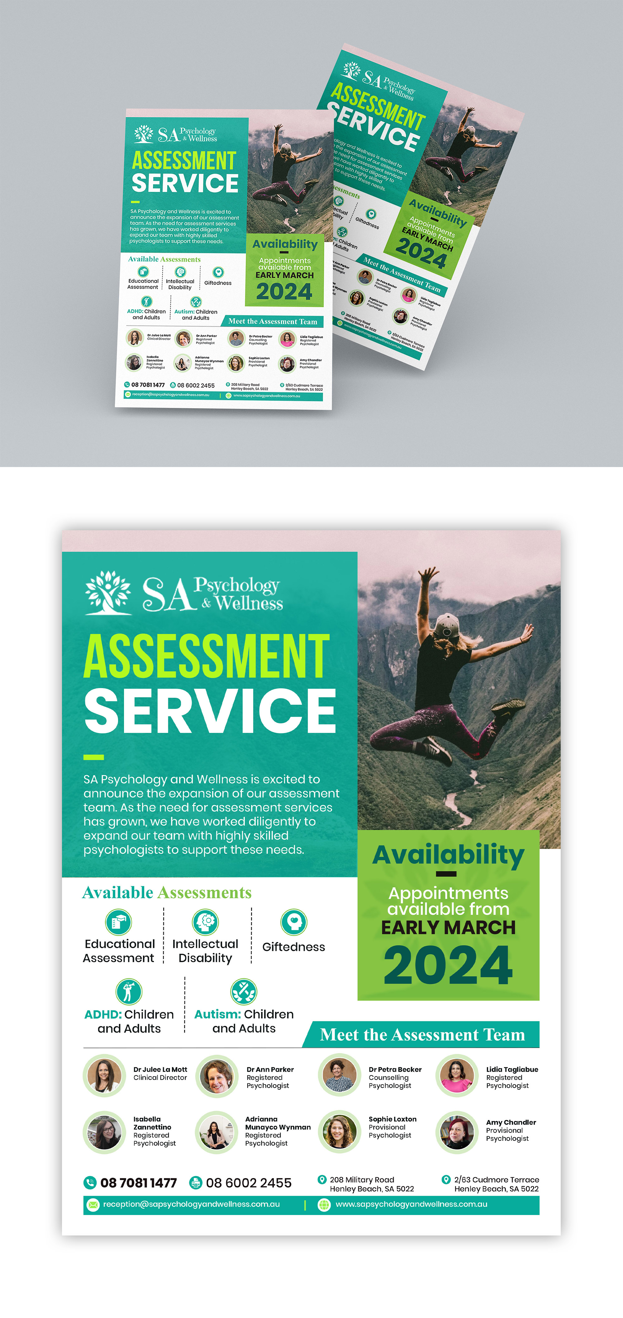 Design de Flyer par debdesign pour SA Psychology & Wellness | Design #32219223