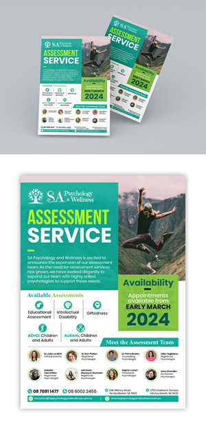 Design de Flyer par debdesign pour SA Psychology & Wellness | Design : #32219223