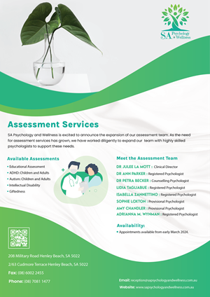 Design de Flyer par ecorokerz pour SA Psychology & Wellness | Design : #32219027