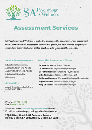 Design de Flyer par ecorokerz pour SA Psychology & Wellness | Design : #32219032