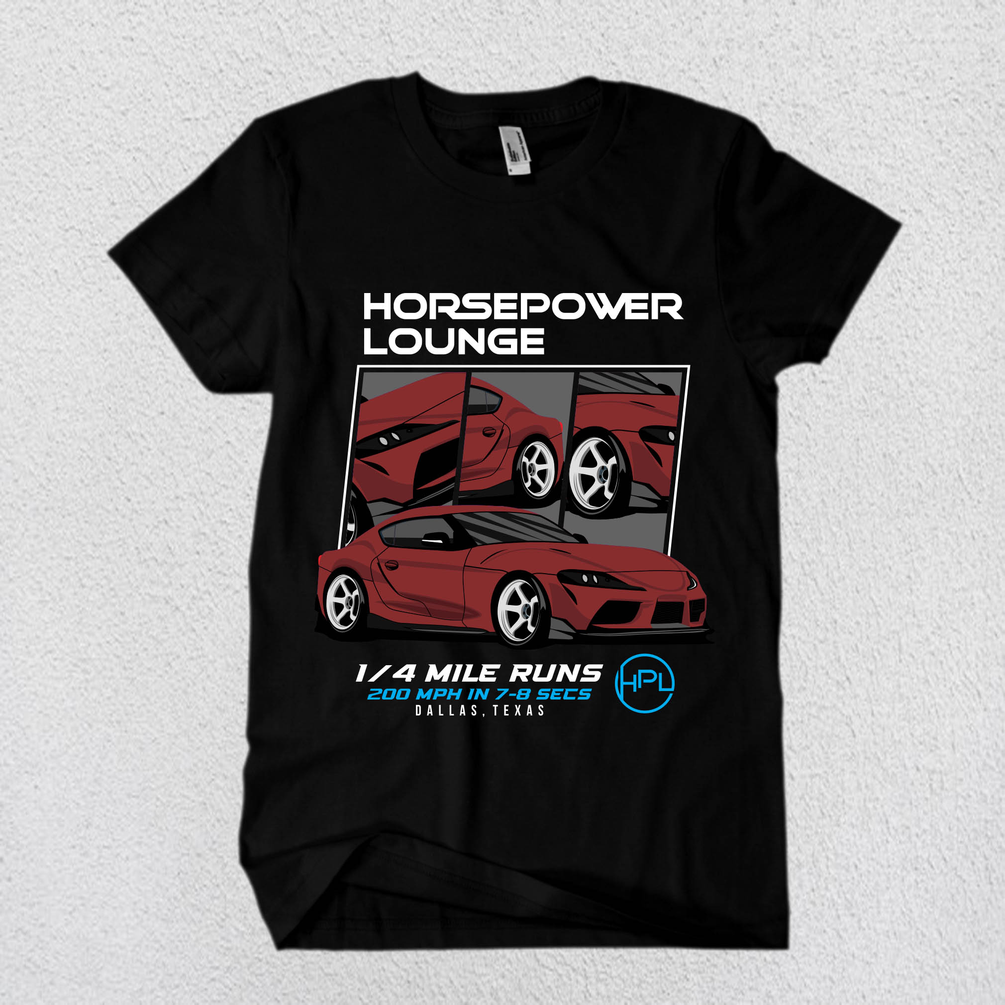 T-shirt Design by Rheanza for Horsepower Lounge | Design #32280272