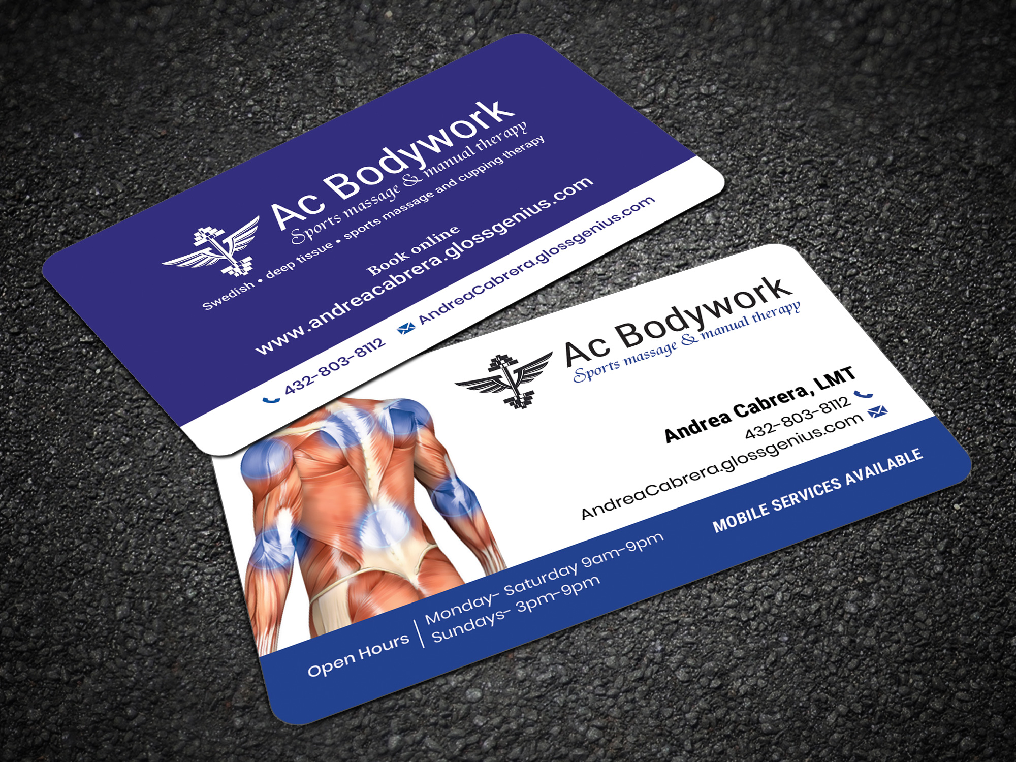 Business Card Design by Sandaruwan for Acbodywork | Design #32213538