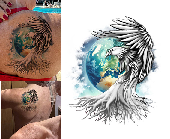 Tattoo Design by ioio for this project | Design: #32262636