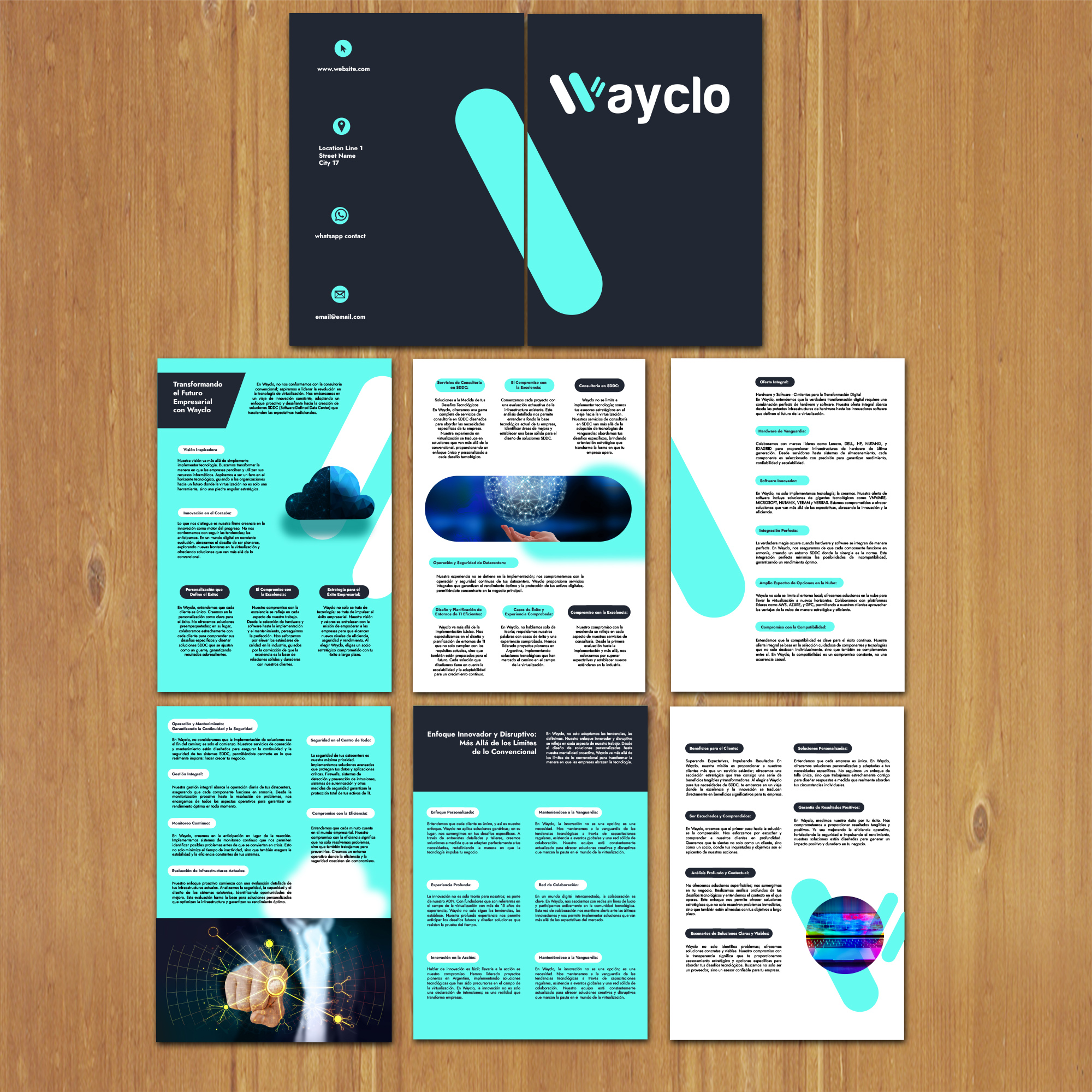 Brochure Design by MNM for Wayclo | Design #32233640