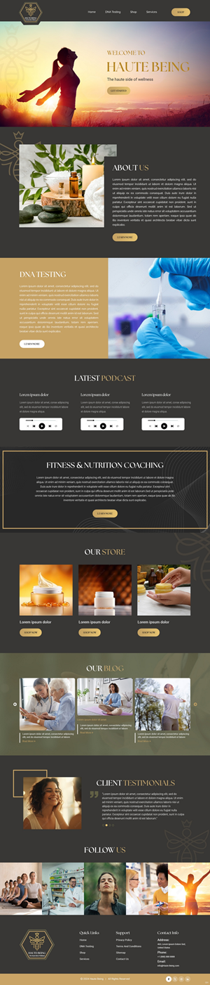 Web Design by pb for this project | Design: #32232801