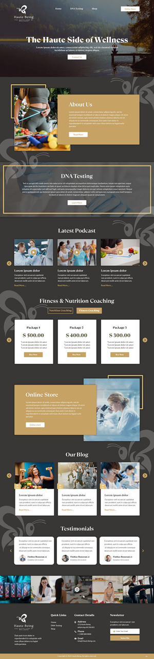 Web Design by pb for this project | Design: #32232802