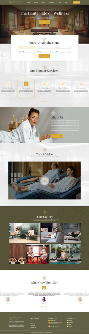 Web Design by Sabarni De designer for this project | Design: #32248905