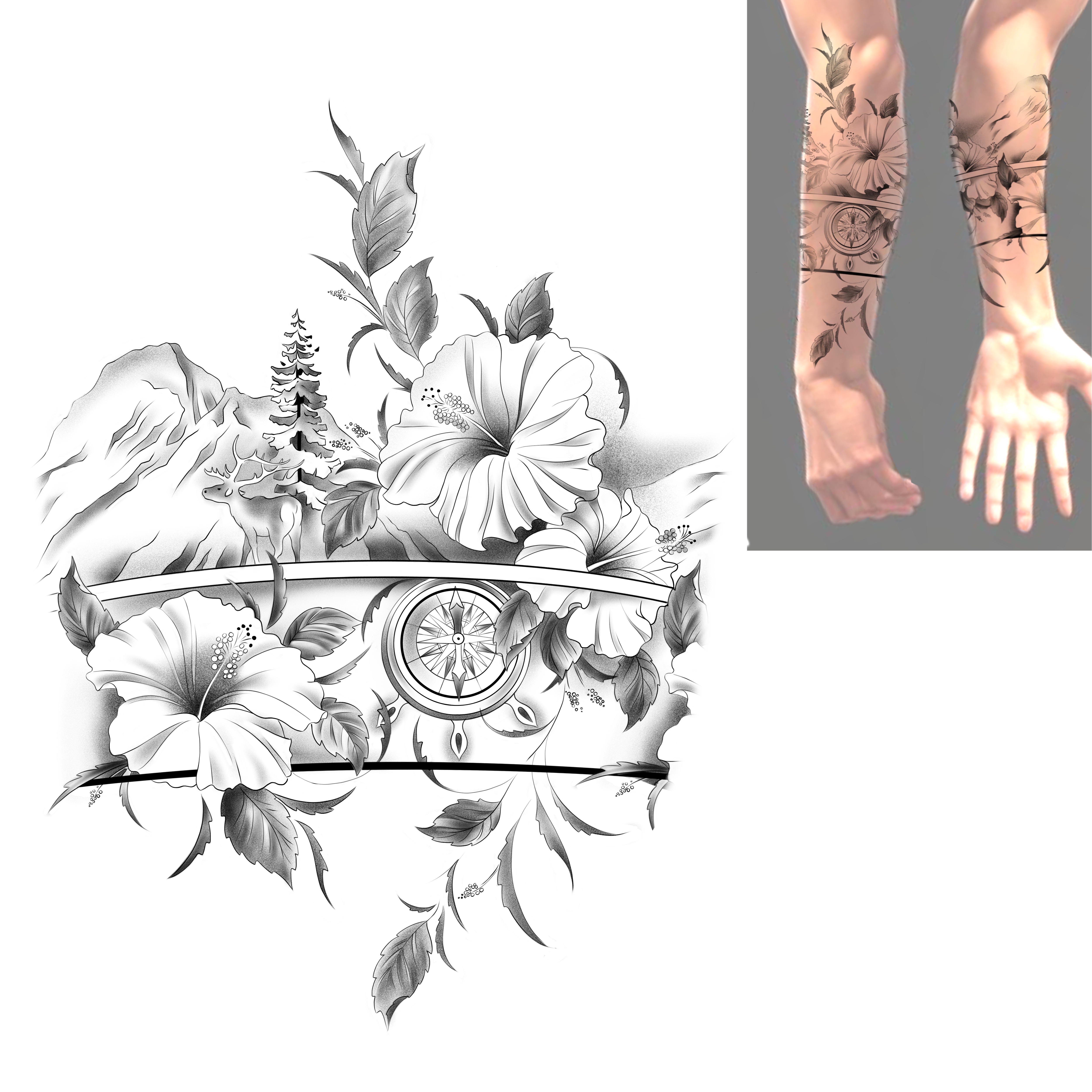 Diseño de Tatuaje por Ukrdesign para este proyecto | Diseño #32227171