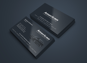 Business Card Design by Creative Moon Design for AMERICAN LIMOUSINE SERVICE INC. | Design: #32221579