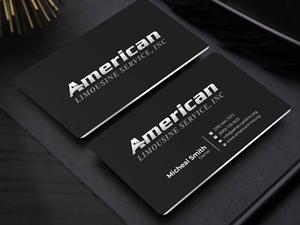 Business Card Design by Graphixpointt for AMERICAN LIMOUSINE SERVICE INC. | Design: #32222450