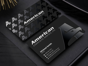 Business Card Design by Graphixpointt for AMERICAN LIMOUSINE SERVICE INC. | Design: #32222451