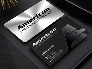 Business Card Design by Graphixpointt for AMERICAN LIMOUSINE SERVICE INC. | Design: #32222453