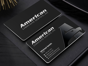 Business Card Design by Graphixpointt for AMERICAN LIMOUSINE SERVICE INC. | Design: #32222454