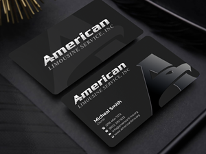 Business Card Design by Graphixpointt for AMERICAN LIMOUSINE SERVICE INC. | Design: #32222455