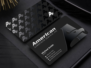 Business Card Design by Graphixpointt for AMERICAN LIMOUSINE SERVICE INC. | Design: #32222456
